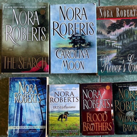 Lot 7 Nora Roberts Book Bundle Reading Novels includes 3 Hardcover 4 Softcover - Picture 2 of 2